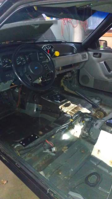 1989 Black Ford Mustang Hatchback