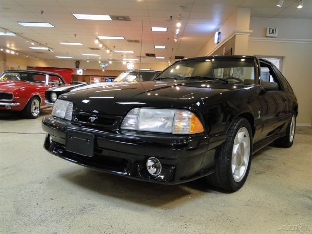 1993 Black Ford Mustang Hatchback