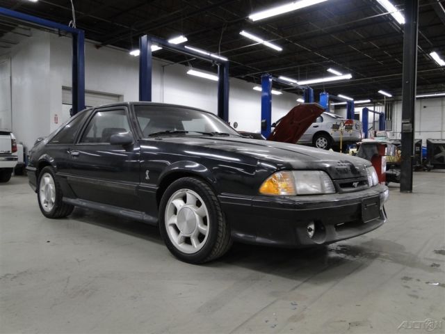 1993 Black Ford Mustang Hatchback