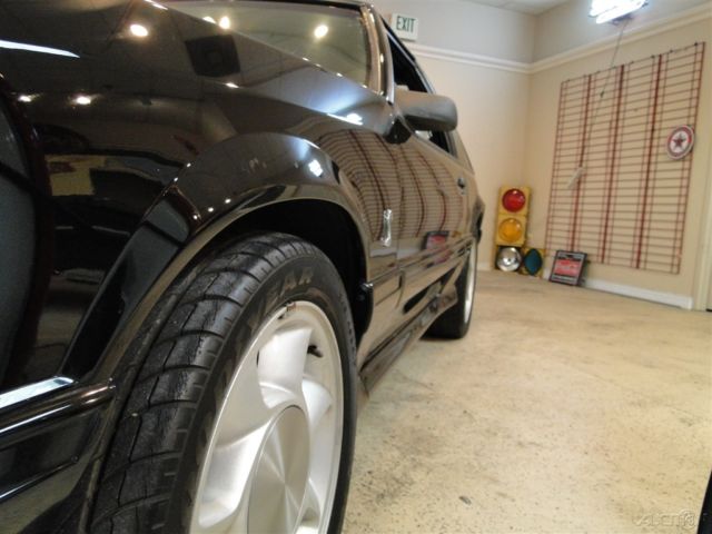 1993 Black Ford Mustang Hatchback