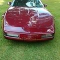 1993 Maroon Chevrolet Corvette Hatchback