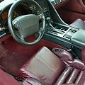 1993 Maroon Chevrolet Corvette Hatchback