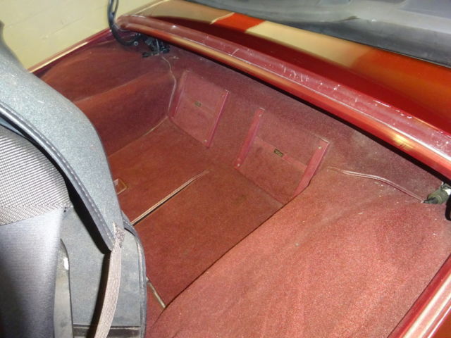 1993 Burgundy Chevrolet Corvette Convertible