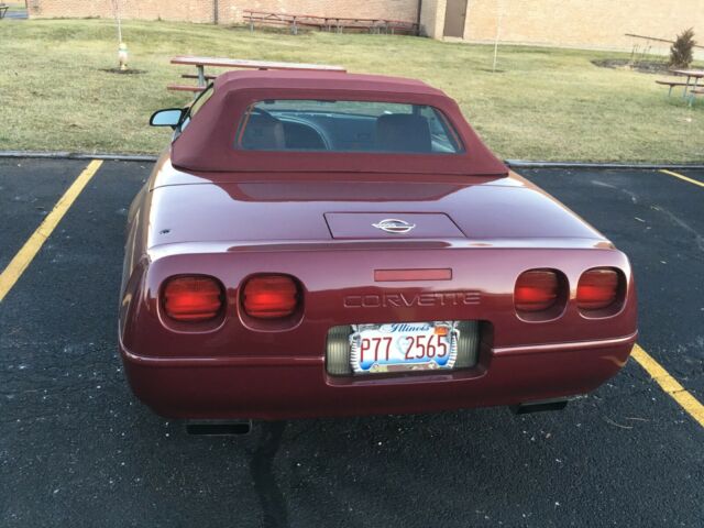 1993 Ruby Red Chevrolet Corvette Convertible