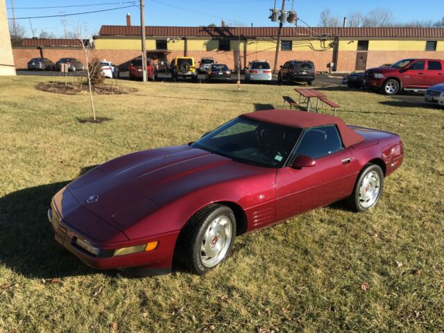 1993 Ruby Red Chevrolet Corvette Convertible
