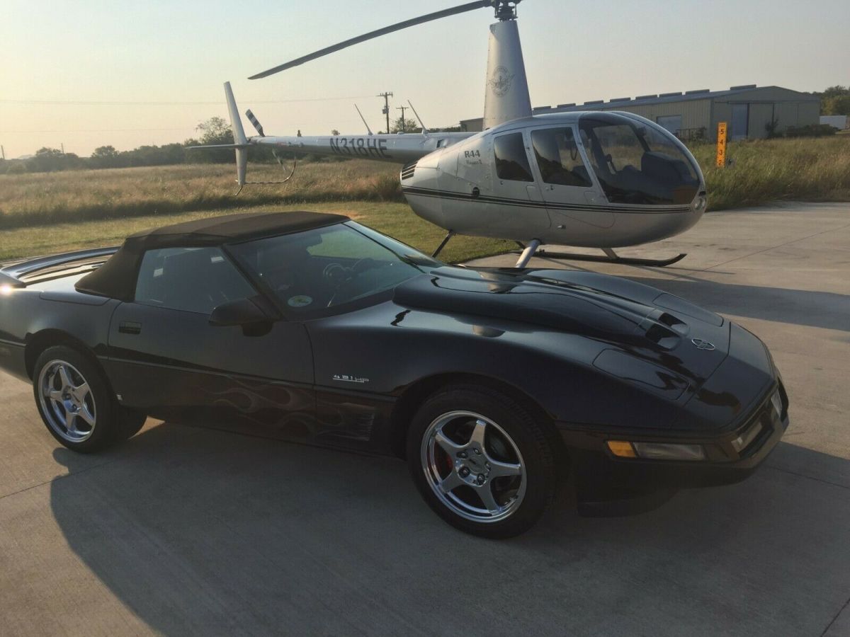 1993 Black Chevrolet Corvette Convertible