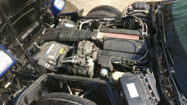 1993 Blue Chevrolet Corvette Coupe