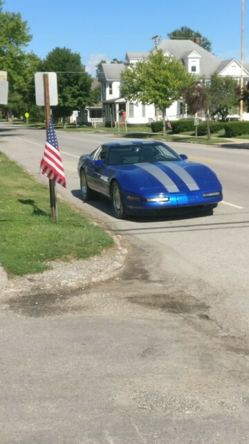 1993 Blue Chevrolet Corvette Coupe