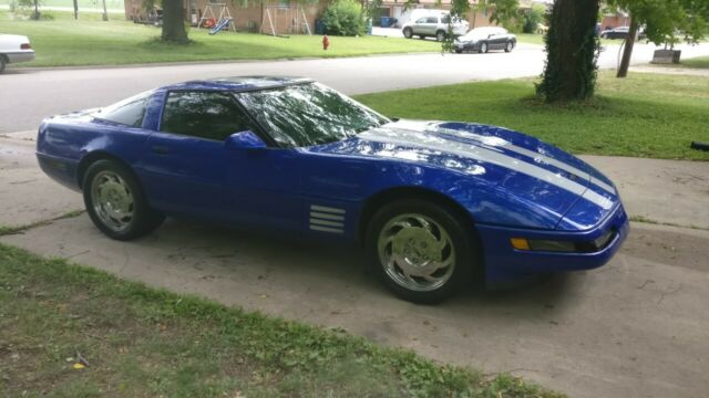 1993 Blue Chevrolet Corvette Coupe