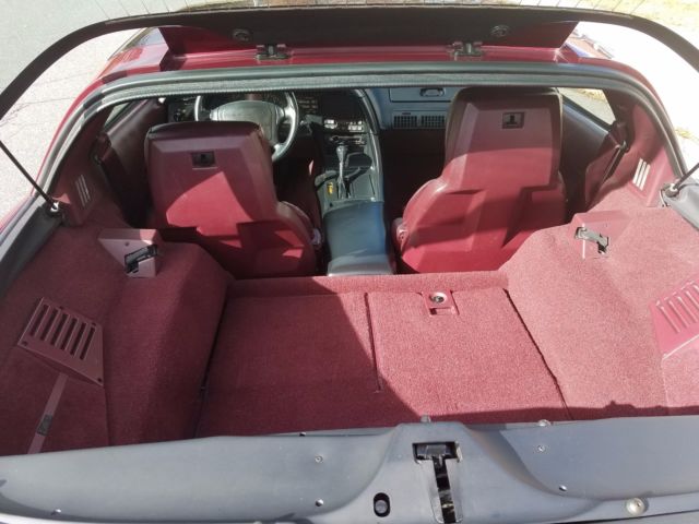1993 Burgundy Chevrolet Corvette Coupe