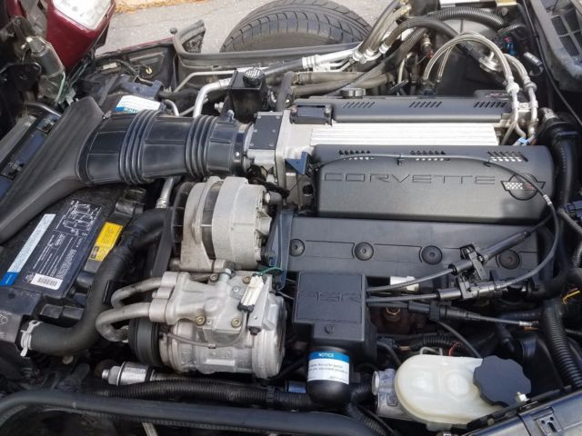 1993 Burgundy Chevrolet Corvette Coupe