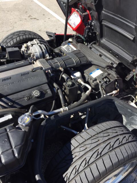 1993 Red Chevrolet Corvette Convertible