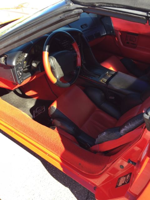 1993 Red Chevrolet Corvette Convertible