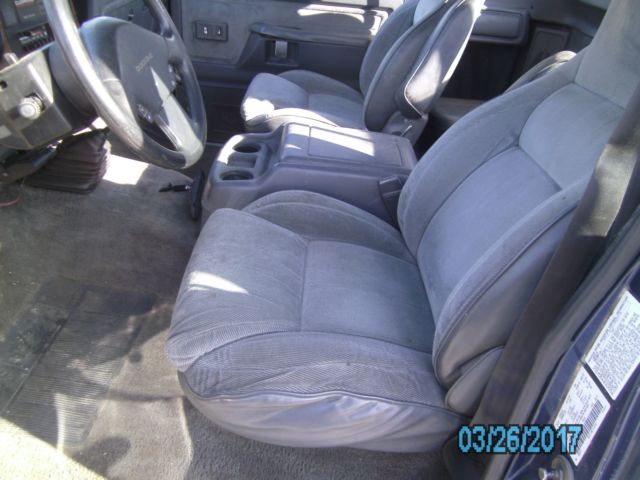 1993 Blue Dodge Ram 3500 Extended Cab Pickup