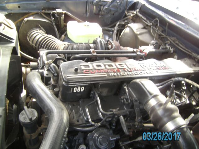 1993 Blue Dodge Ram 3500 Extended Cab Pickup