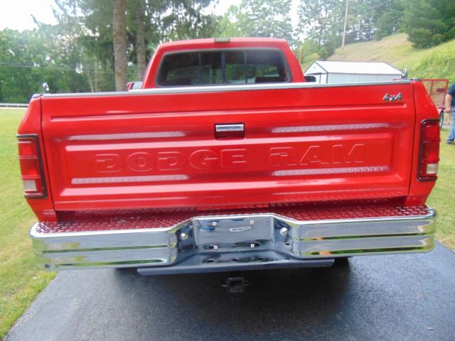 1993 Red Dodge Ram 1500