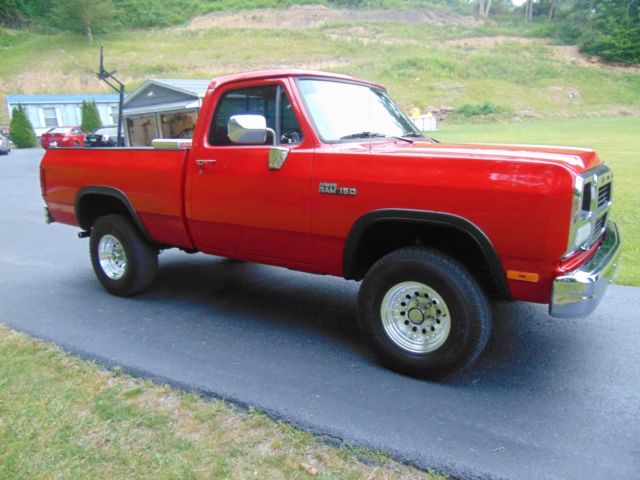 1993 Red Dodge Ram 1500