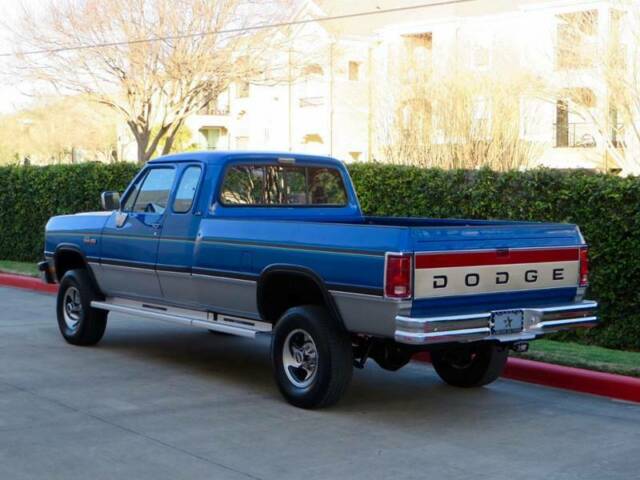 1993 Blue Dodge Ram 2500 Pickup Truck