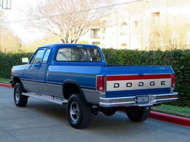 1993 Blue Dodge Ram 2500 Pickup Truck