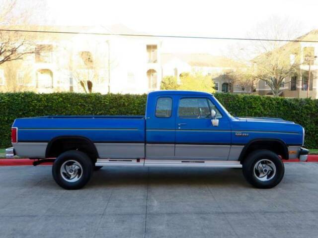 1993 Blue Dodge Ram 2500 Pickup Truck