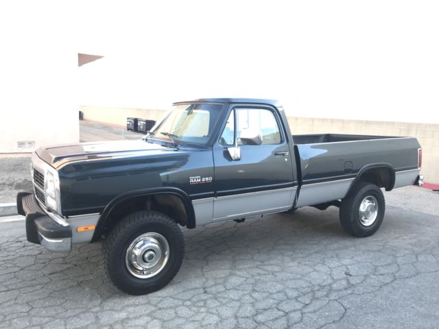 1993 Green Dodge Ram 2500
