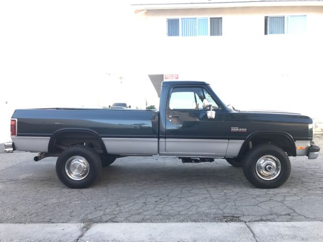 1993 Green Dodge Ram 2500