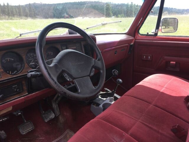 1993 Red Dodge Ram 2500 Extended Cab Pickup