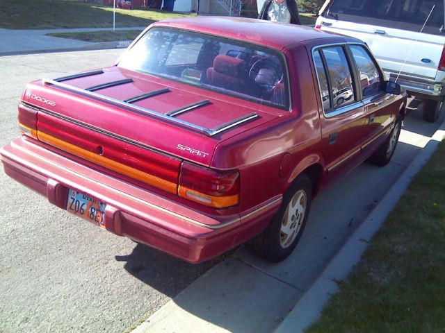 1993 Red Dodge Spirit Sedan