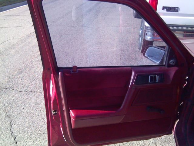 1993 Red Dodge Spirit Sedan