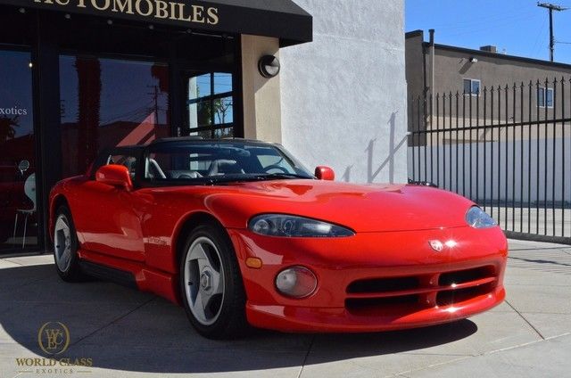 1993 Red Dodge Viper Convertible