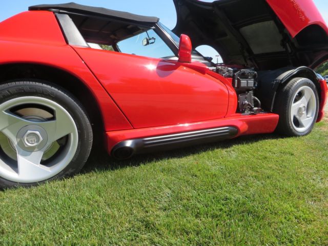 1993 Red Dodge Viper Convertible