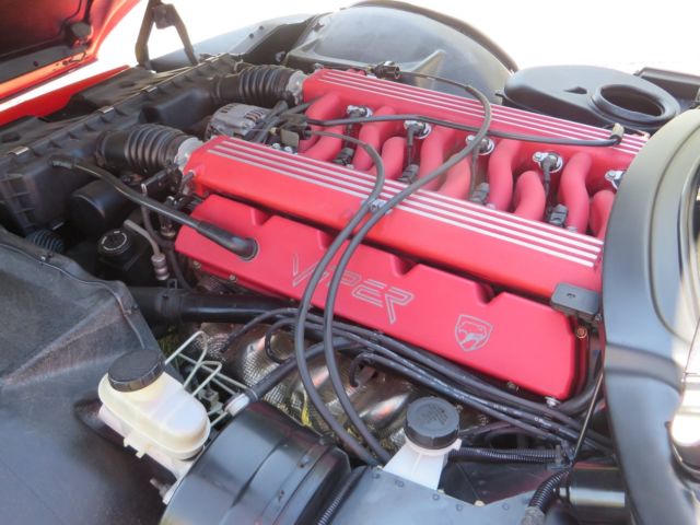 1993 Red Dodge Viper Convertible