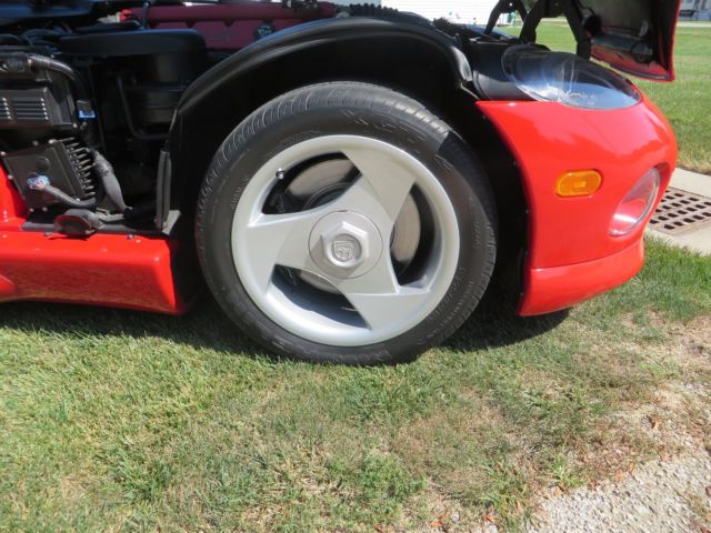 1993 Red Dodge Viper Convertible