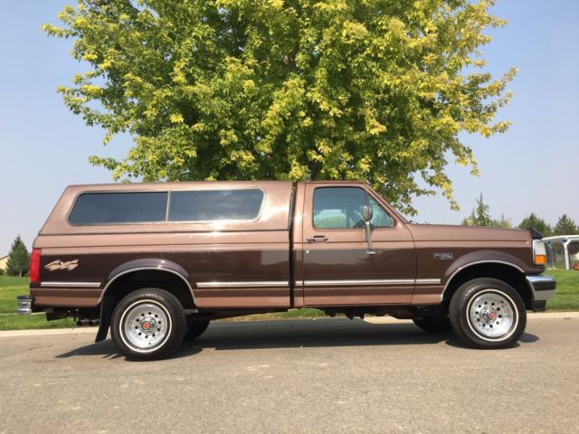 1993 Brown Ford F-150 Standard Cab Pickup
