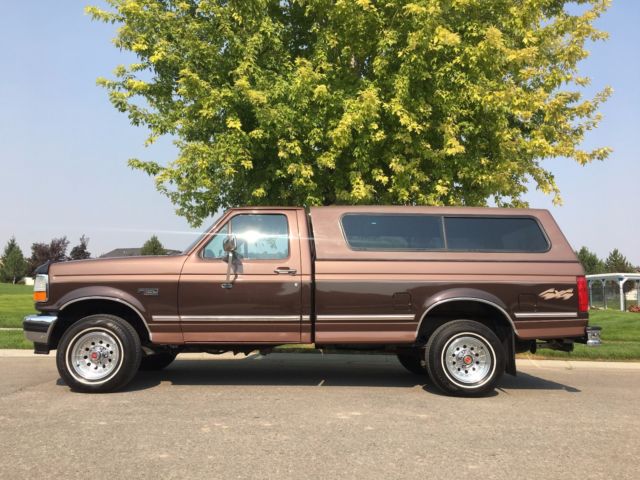 1993 Brown Ford F-150 Standard Cab Pickup