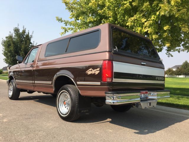 1993 Brown Ford F-150 Standard Cab Pickup