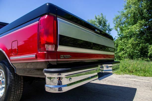 1993 Black/Red Ford F-150 Standard Cab Pickup