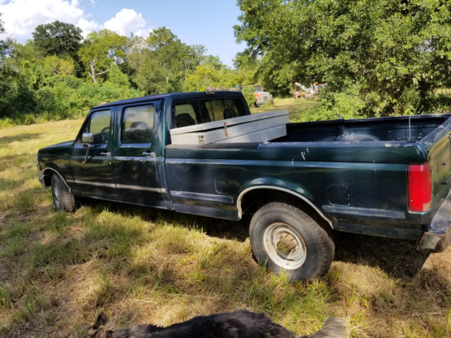 1993 Green Ford F-350 Pickup Truck