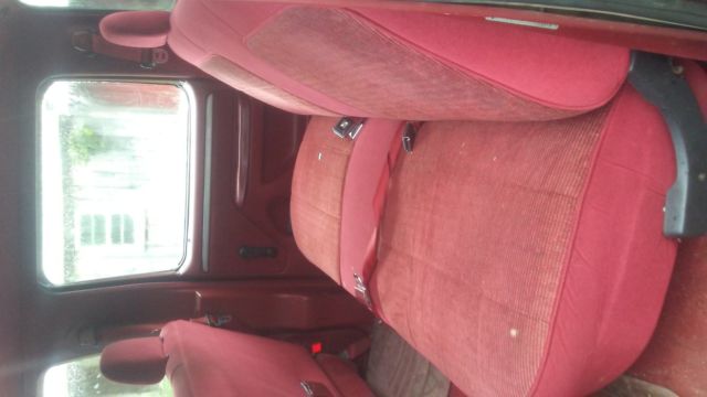 1993 Burgundy Ford F-350 Crew Cab Pickup