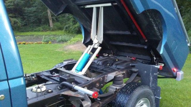 1993 blue Ford F-350 Standard Cab Pickup