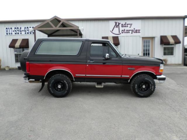 1993 Black Ford Bronco --