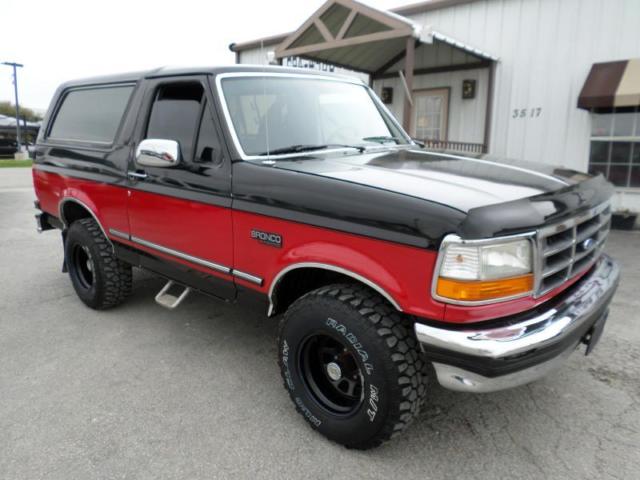 1993 Black Ford Bronco --