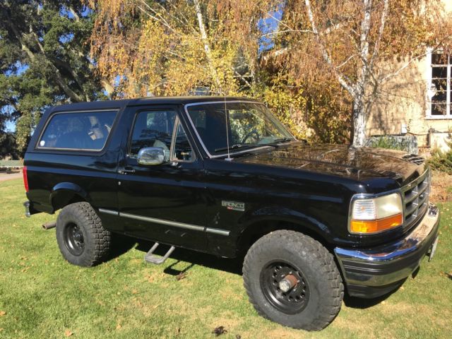 1993 Black Ford Bronco SUV