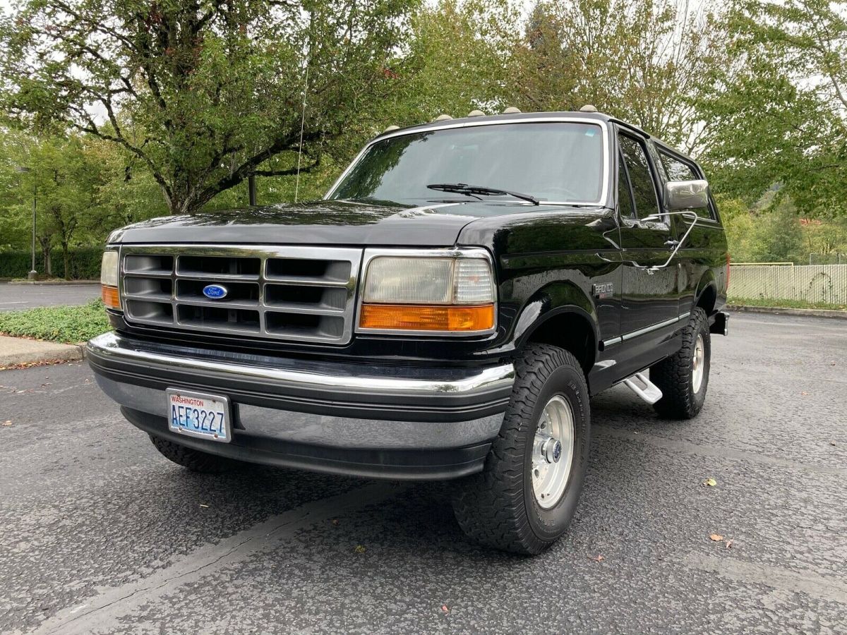 1993 Black Ford Bronco