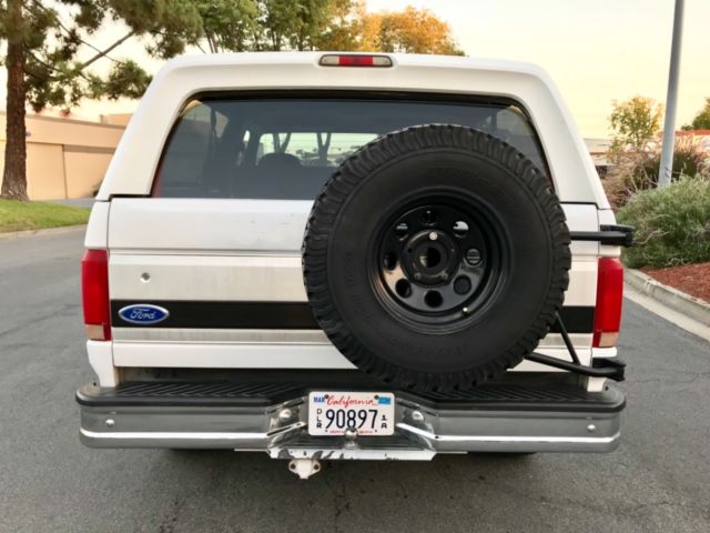 1993 white Ford Bronco