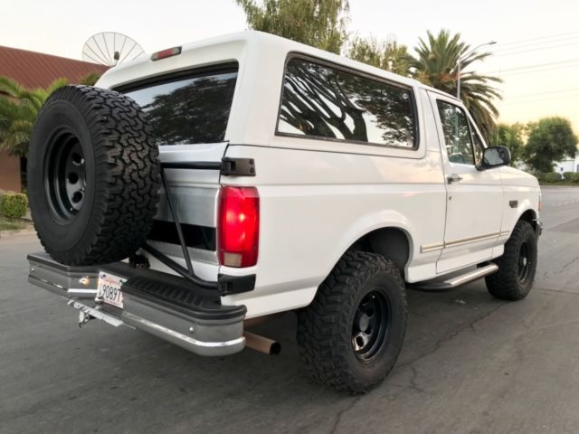 1993 white Ford Bronco