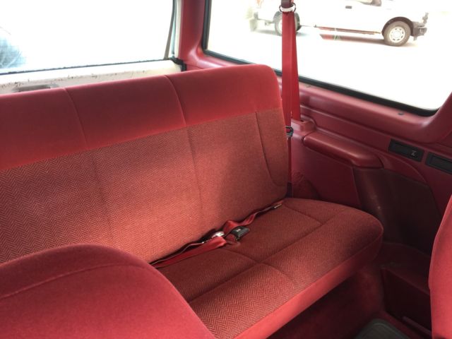 1993 White Ford Bronco