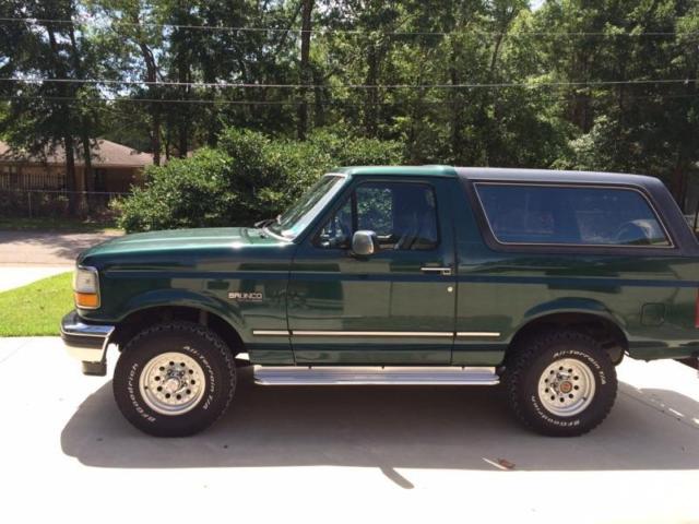 1993 Forest Green Ford Bronco SUV