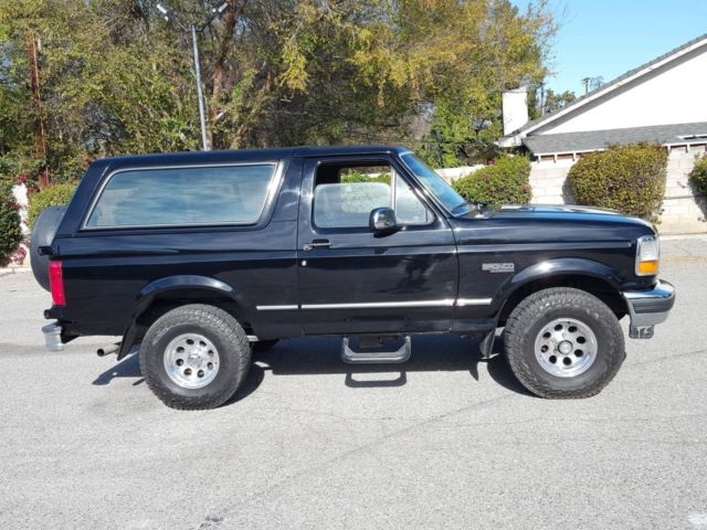 1993 Black Ford Bronco Coupe