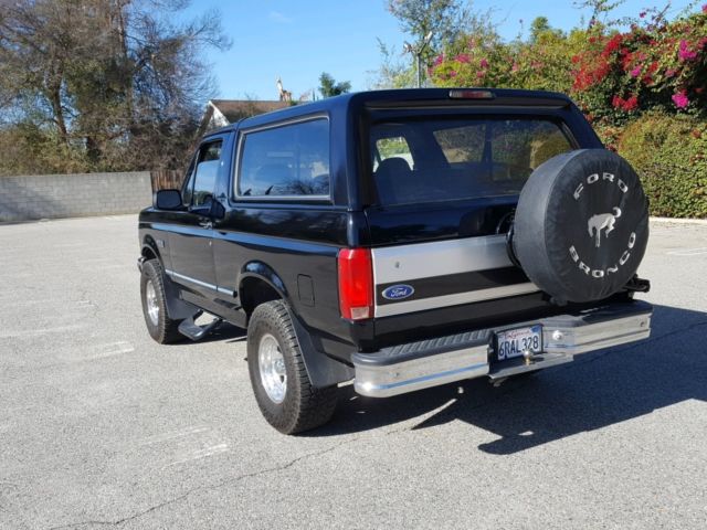 1993 Black Ford Bronco Coupe